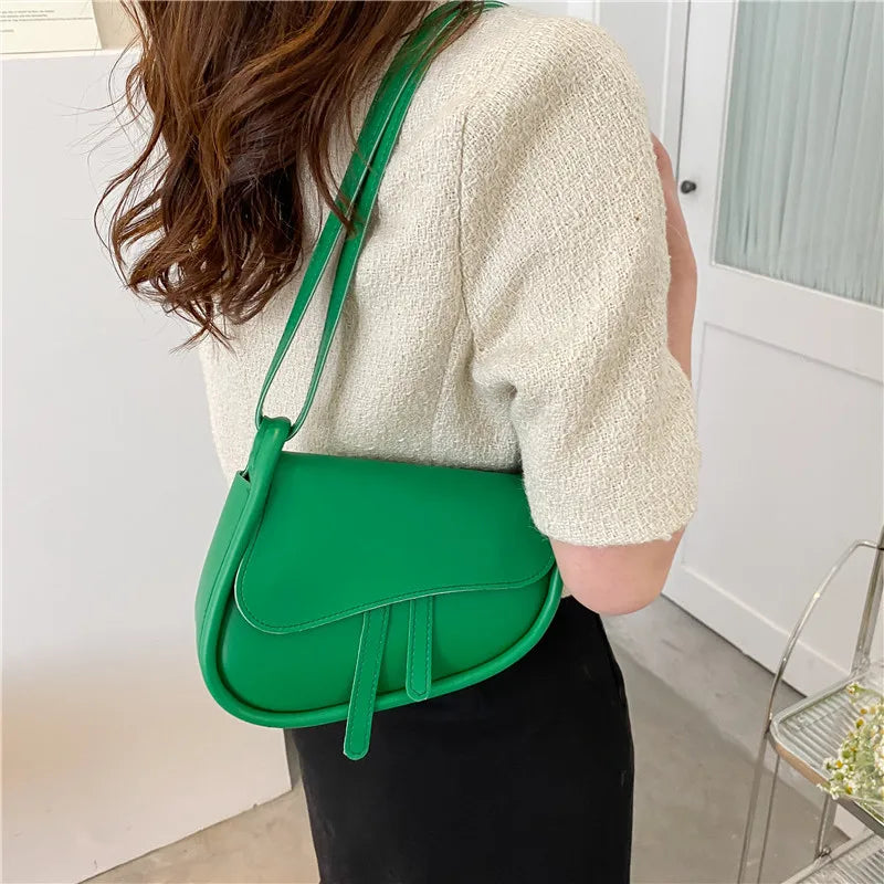 Small Shoulder Bag Women PU Leather Crossbody Messenger