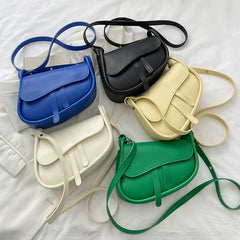 Small Shoulder Bag High Solid PU Leather Messenger Bag