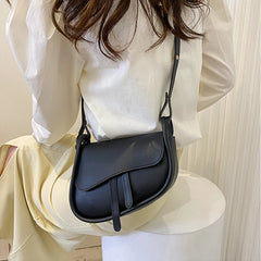 Small Shoulder Bag High Solid PU Leather Messenger Bag
