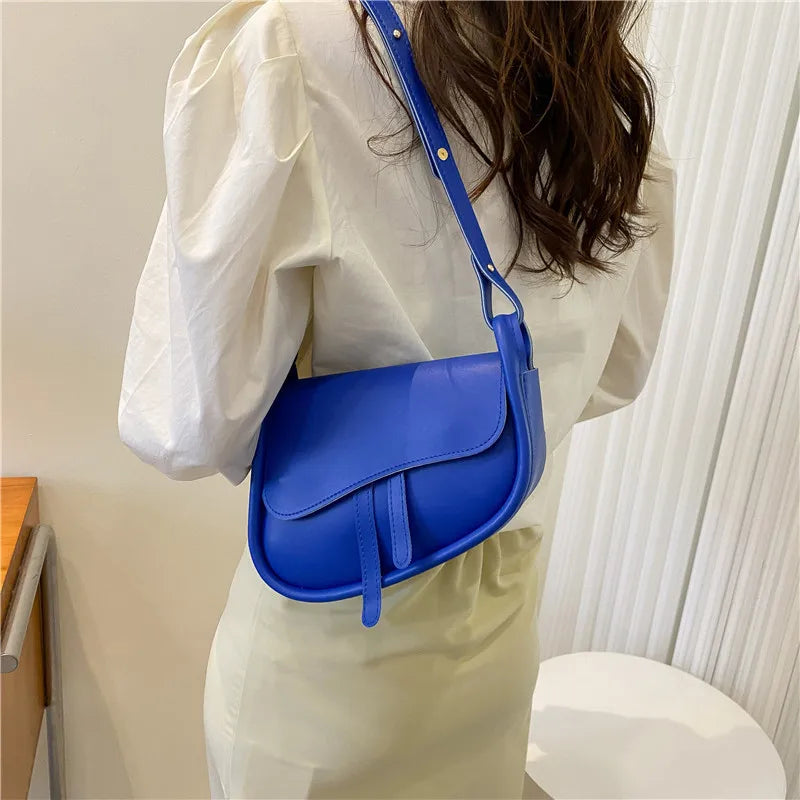 Small Shoulder Bag High Solid PU Leather Messenger Bag