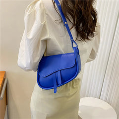 Small Shoulder Bag High Solid PU Leather Messenger Bag