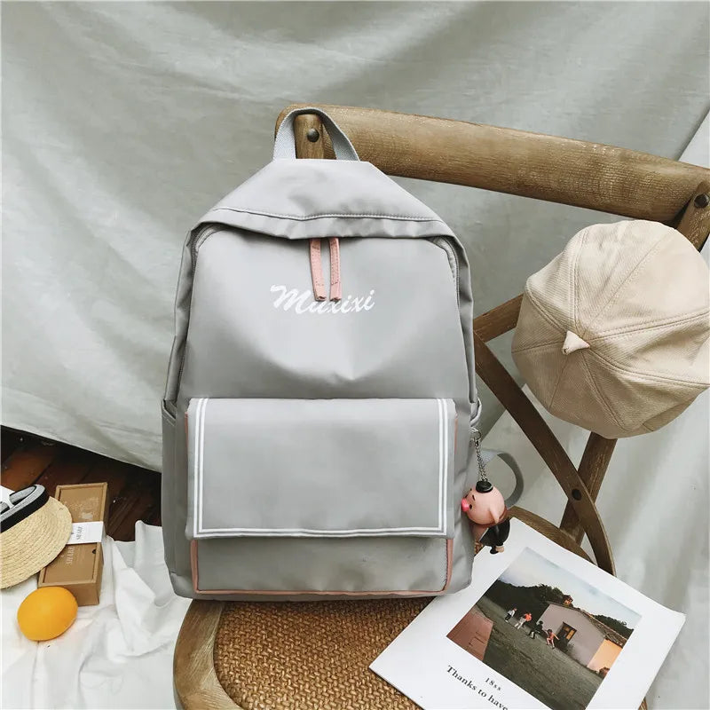 School Backpacks Women Summer Female Students School Shoulder Bags