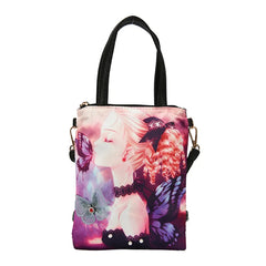 Sequin Character Leather Women Purses and Handbags Crossbody Messenger Bag