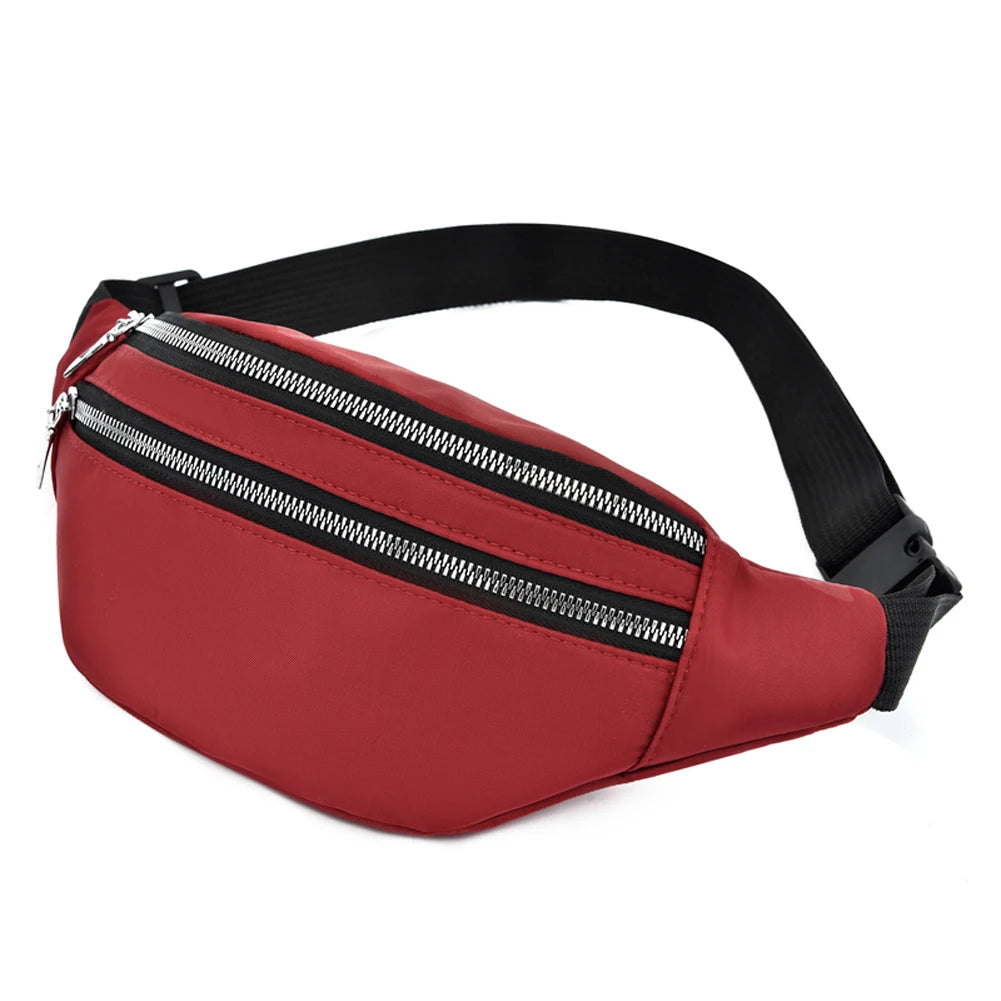 Waterproof Rhombohedron Waist Fanny Pack Belt Bag