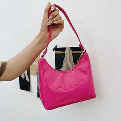 Women's Leather Shoulder Bag Brands Armpit Lady Underarm Bag