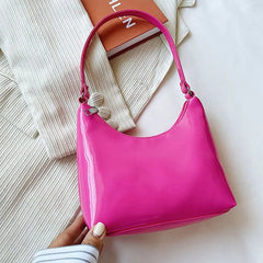 Women's Leather Shoulder Bag Brands Armpit Lady Underarm Bag