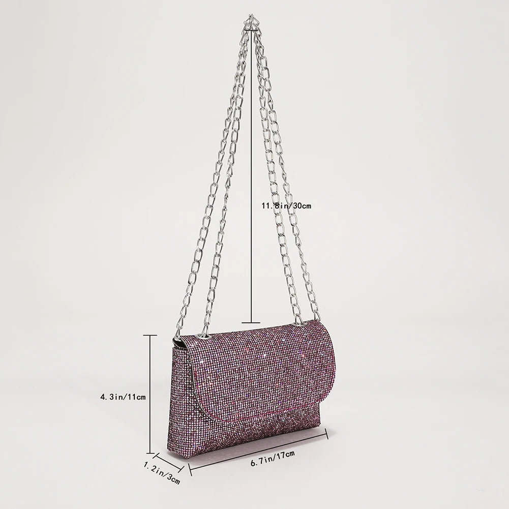 Sequins Clutch Evening Bag Sparkling Women Handbags
