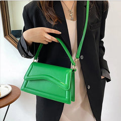 Leather Shoulder Bag for Women Crossbody Winter Tote Lady Purses