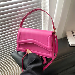 Leather Shoulder Bag for Women Crossbody Winter Tote Lady Purses