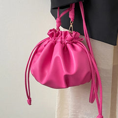 Y2K Style Shoulder Crossbody Bag Drawstring High Street Girls Purse