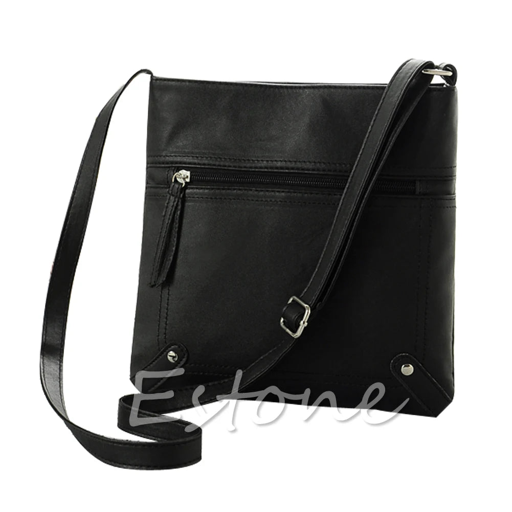 Leather Shoulder Bag Ladies Shopping Handbag Tote Crossbody Messenger Bag