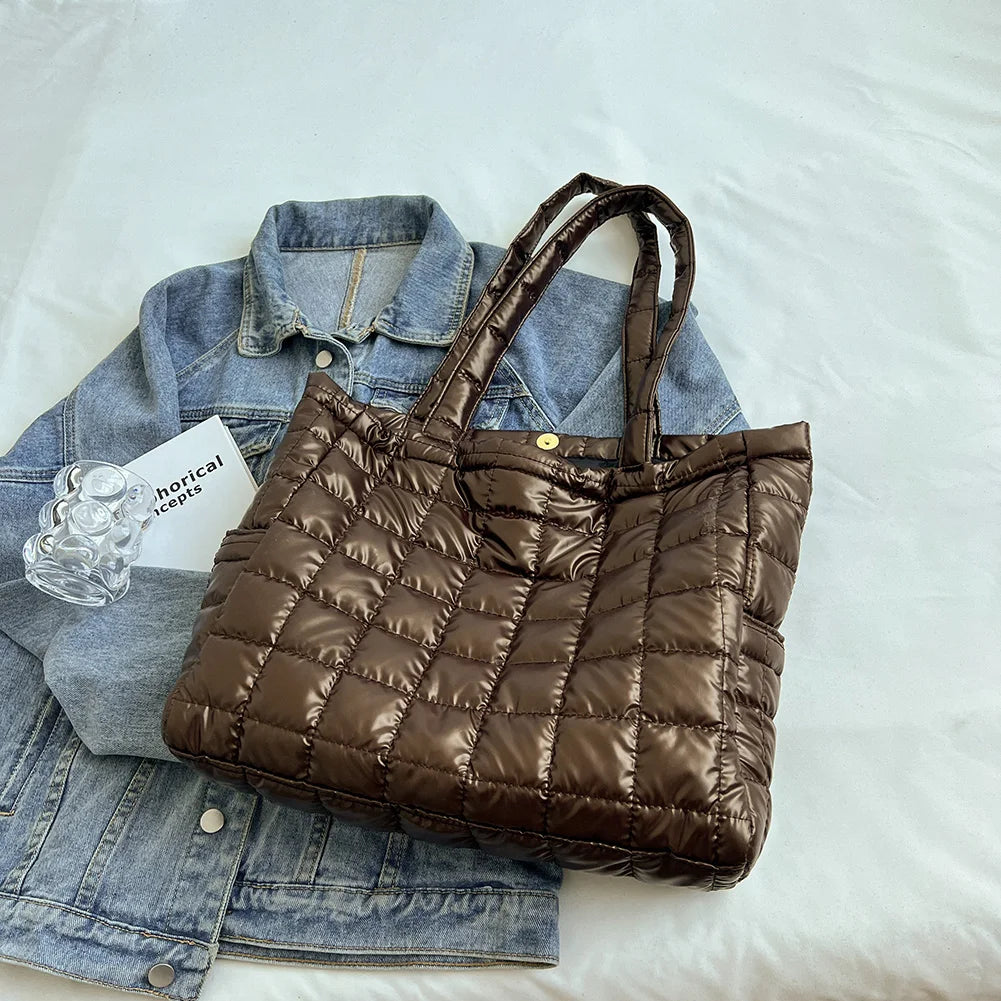 Nylon Women Shoulder Handbags Large Capacity for Travel Shopping