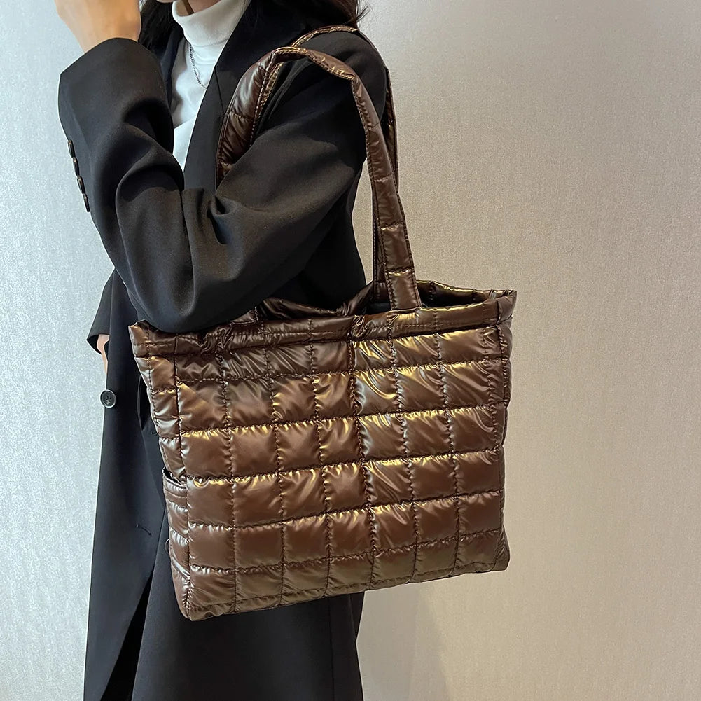 Nylon Women Shoulder Handbags Large Capacity for Travel Shopping