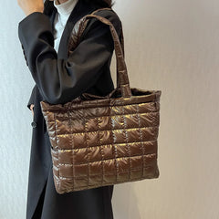 Nylon Women Shoulder Handbags Large Capacity for Travel Shopping
