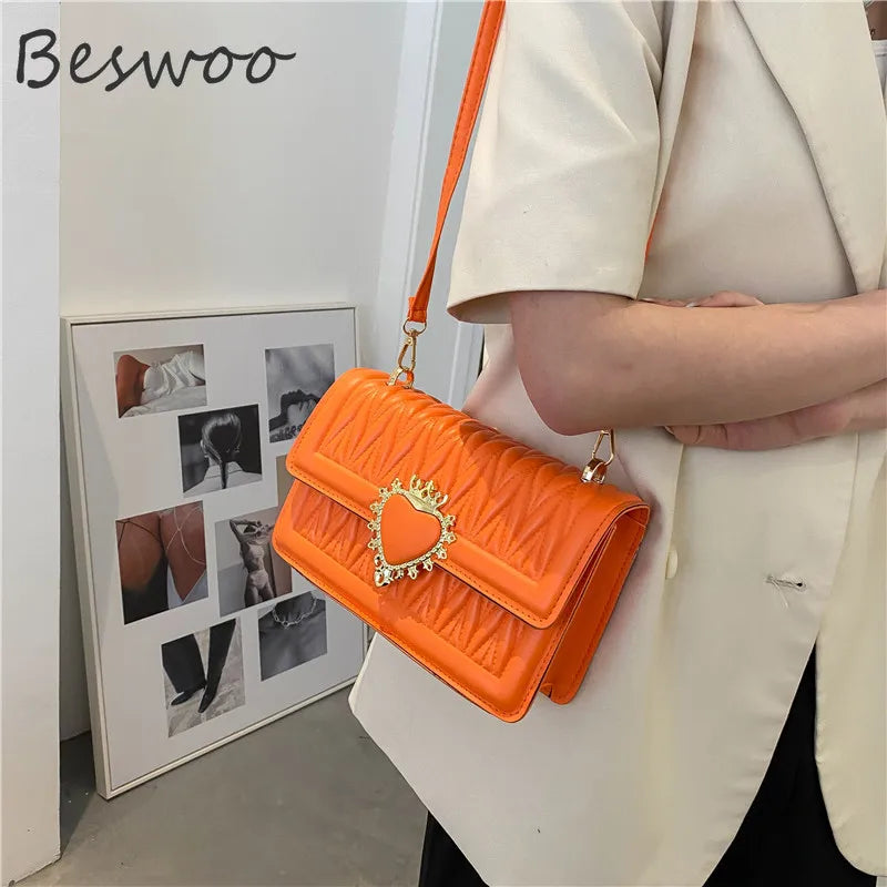 Shoulder Bag PU Leather Crossbody Bags for Women Purses and Handbags