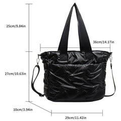 Quilted Shoulder Bag Casual Crossbody Large Capacity Lady Travel Purse