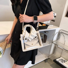 Transparent Shoulder Bag Crossbody Jelly Handbag Tote Purse