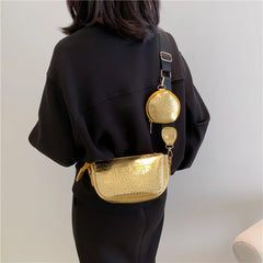 Shoulder Bag Women Casual Crossbody Bags 2 Pc Set Messenger Bags For Women
