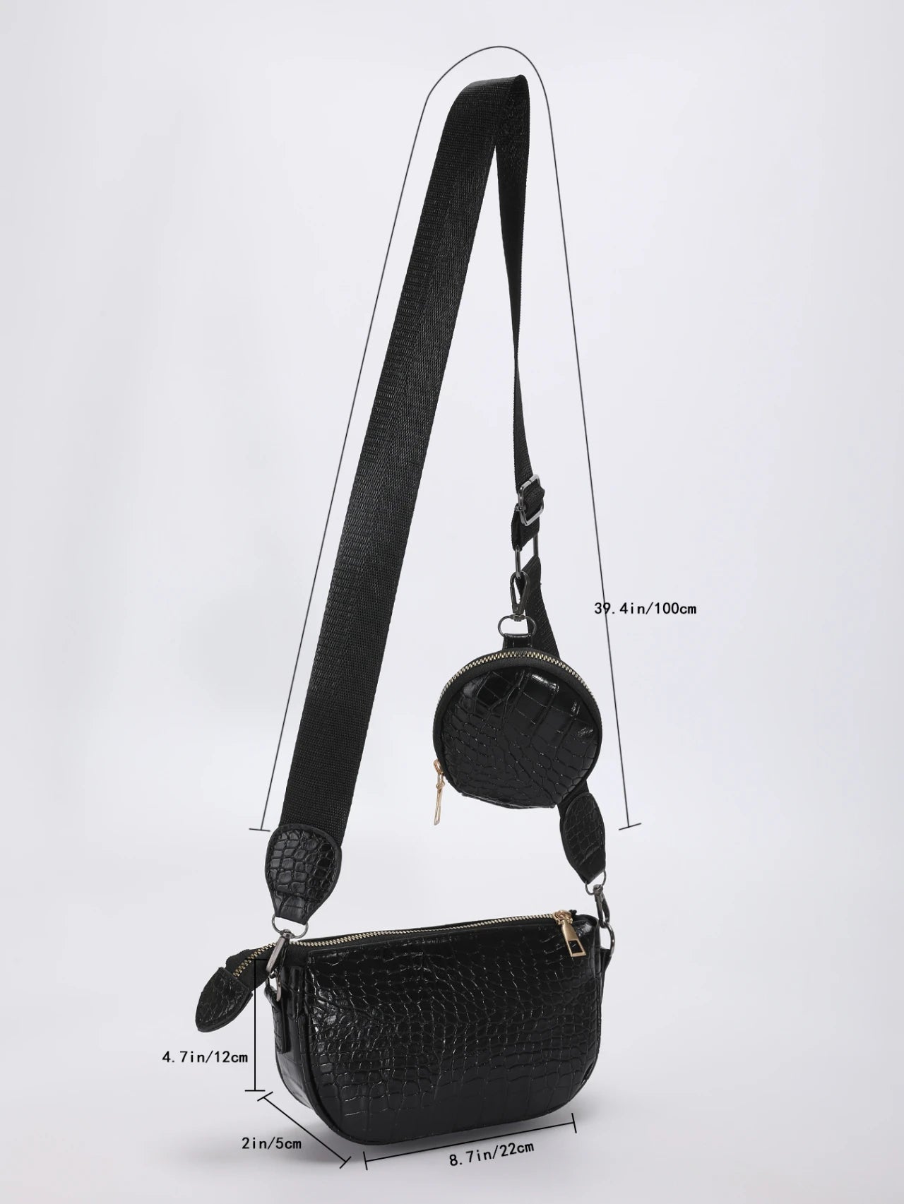 Shoulder Bag Women Casual Crossbody Bags 2 Pc Set Messenger Bags For Women
