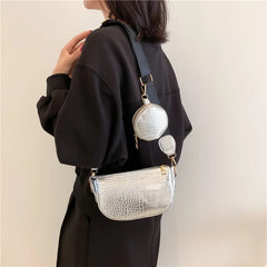 Shoulder Bag Women Casual Crossbody Bags 2 Pc Set Messenger Bags For Women