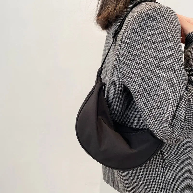 Nylon Crossbody Shoulder Bag for Women Casual Satchel