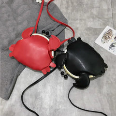 Funny Crab Shape Shoulder Bag Crossbody Women's Bag