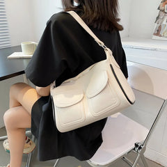 Women's Summer Shoulder Bag Soft PU Leather Crossbody Handbag