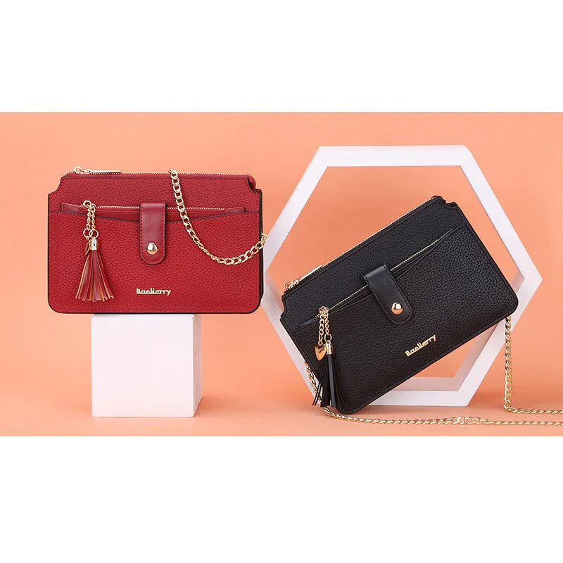 Women's PU Leather Crossbody Bag - Stylish Shoulder Bag