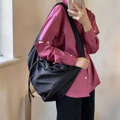 Shoulder Bag for Women Large Capacity Nylon Tote Bag Travel Crossbody Bag