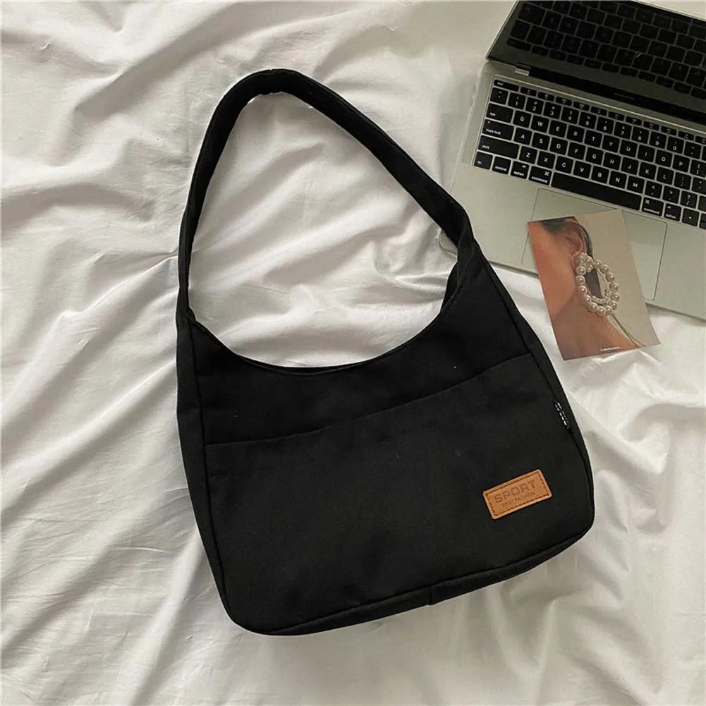 Canvas Shoulder Bag Crossbody Tote for Women
