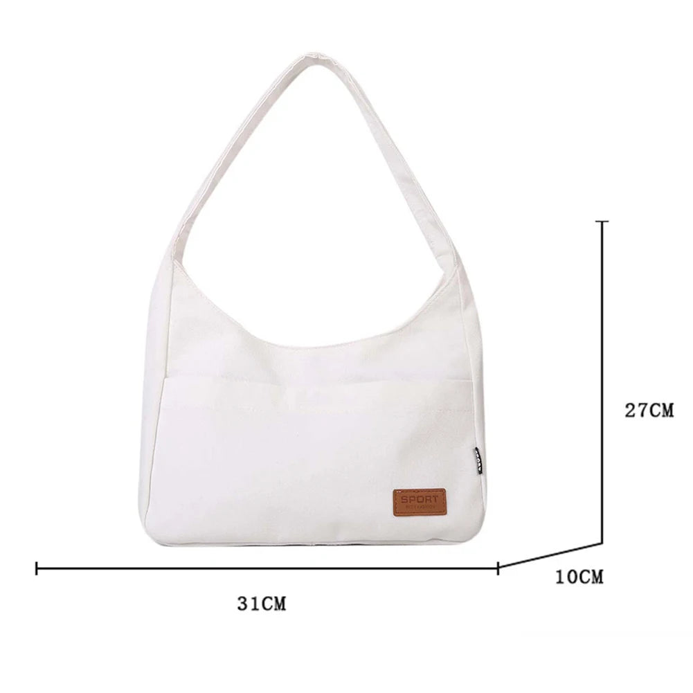 Canvas Shoulder Bag Crossbody Tote for Women
