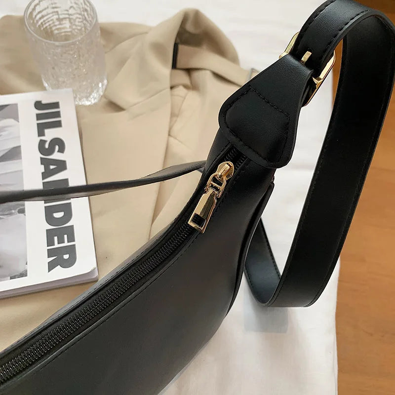 Casual Crossbody Shoulder Bag Women PU Leather Handbag