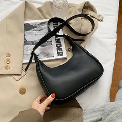 Casual Crossbody Bag PU Leather Handbag for Women