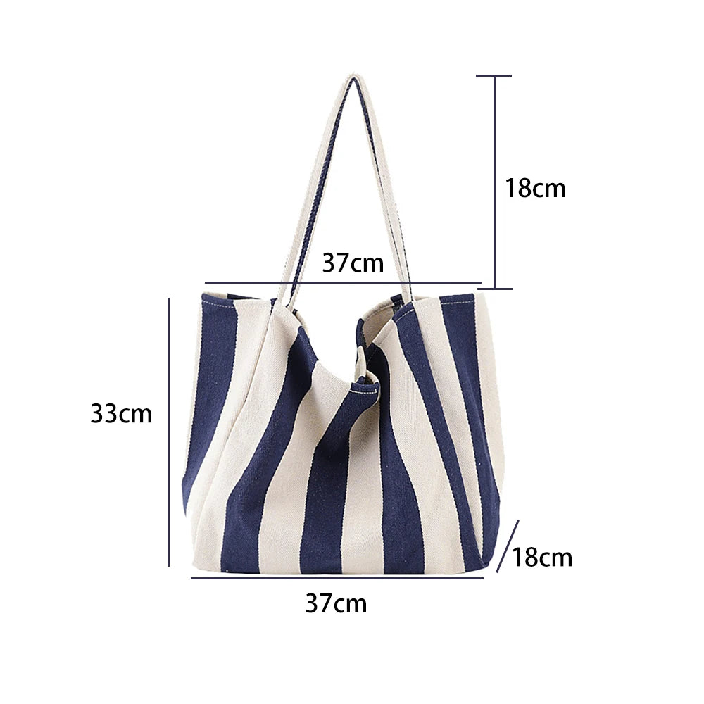 Corduroy Shoulder Bag for Women Handbag Female Shopper Tote Pocket
