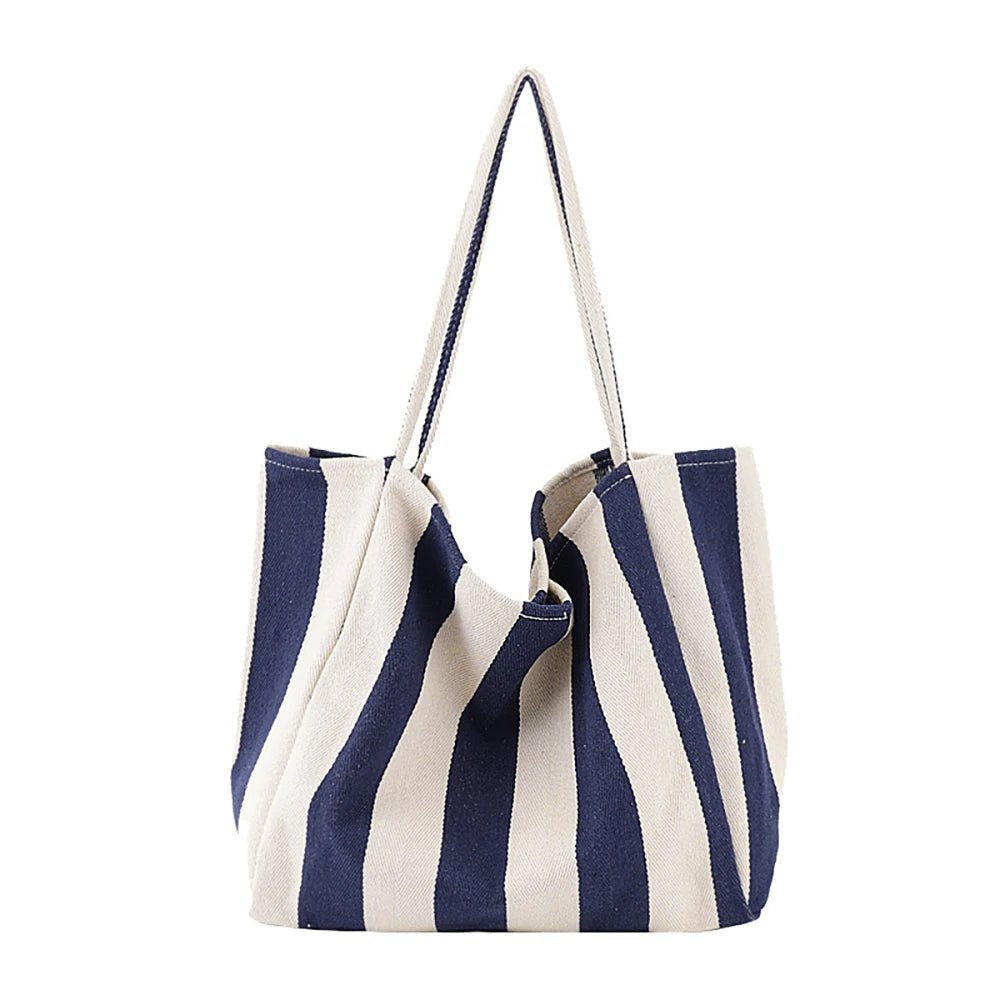 Corduroy Shoulder Bag for Women Handbag Female Shopper Tote Pocket