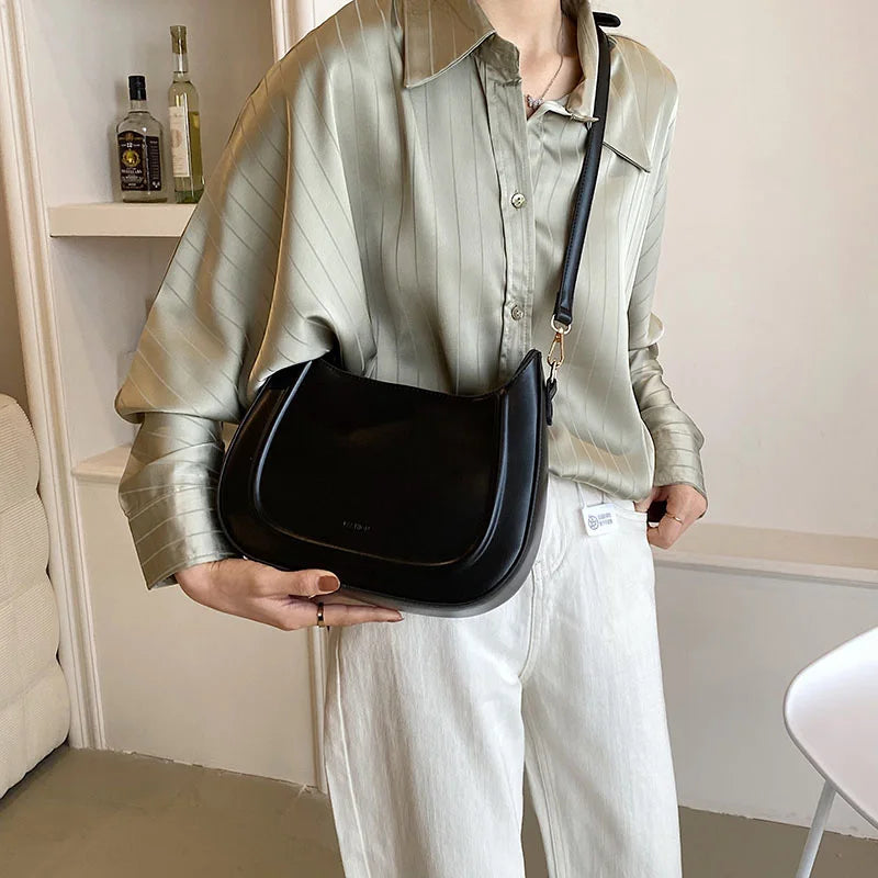 Women's PU Leather Shoulder Bag Crossbody Handbag Spring Small Purse