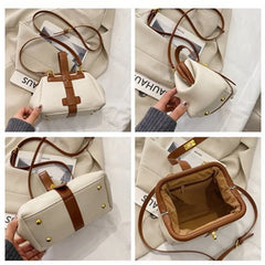 Women Pu Leather Shoulder Bag Crossbody Small Casual Shopper Purses