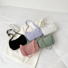 Casual Corduroy Crossbody Bag for Women
