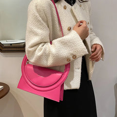 Women's PU Leather Shoulder Bag Crossbody Handbag Tote for Party