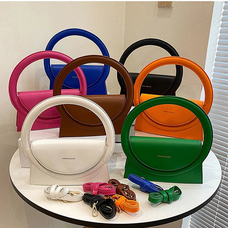 Women's PU Leather Shoulder Bag Crossbody Handbag Tote for Party