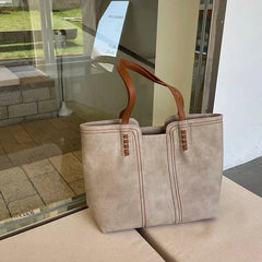 Shoulder Crossbody Bags Big Capacity Female Bucket Tote PU Leather Handbags