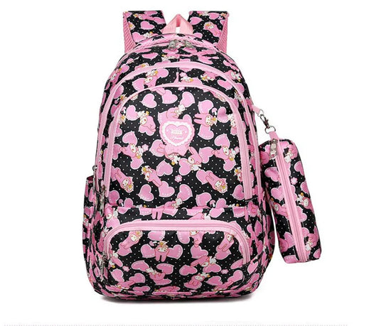 Children's Lightweight Printed School Bag with Shoulder Strap