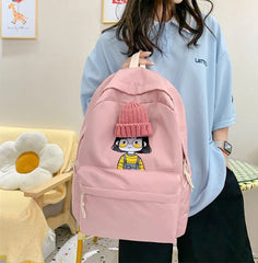 Shoulder Strap School Bag Student School Bag Children's Girl Sweet