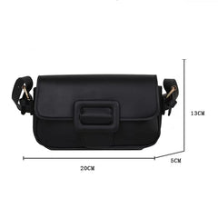Flap Shoulder Bags For Women PU Leather Underarm Bags Candy Armpit Bag