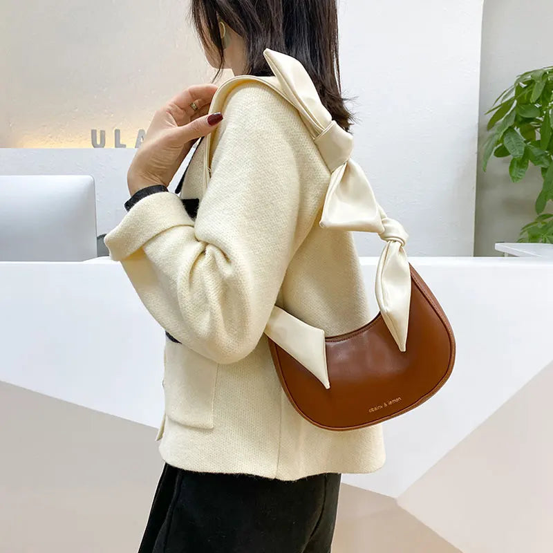 Solid Pu Leather Ladies Shoulder Bag Female Crossbody Bag