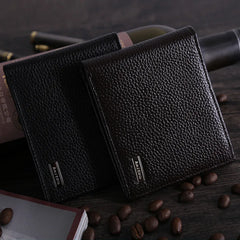 Men's Crocodile Leather Wallet Short Paragraph Cow Leather Business Wallet