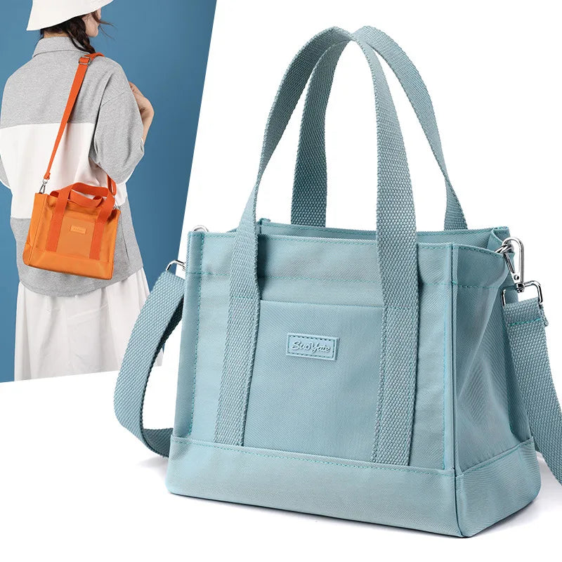 Nylon Shoulder Bag Large Capacity Square Bag