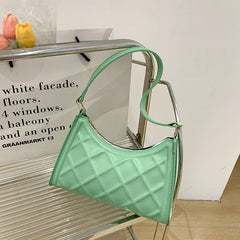 Rhombus Indentation Totes Bag Women's Autumn Winter Handbag