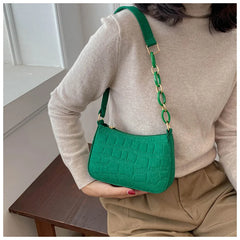 Women's Shoulder Bag Messenger Handbags Purse PU Leather Small Underarm Bag