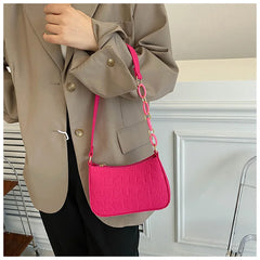 Women's Shoulder Bag Messenger Handbags Purse PU Leather Small Underarm Bag
